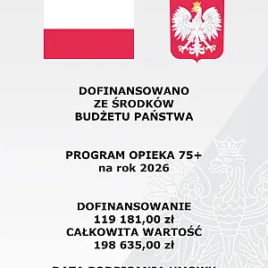 Podpisana umowa na Opieka 75+ na rok 2026 | zdj. 1